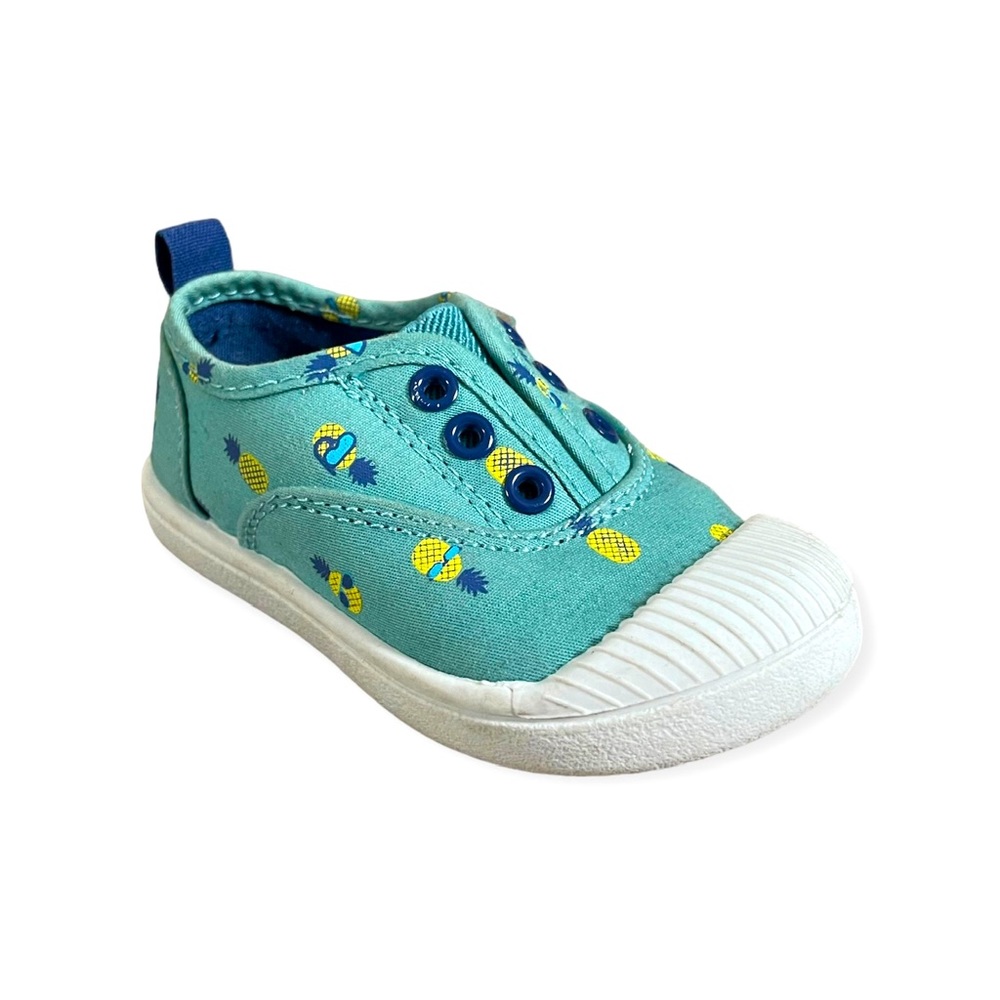 CAT & JACK Toddler Pineapple Slip On Sneakers size 5